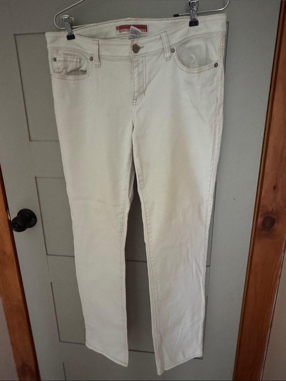 GAP Premium Skinny White Jeans Size 12 Reg